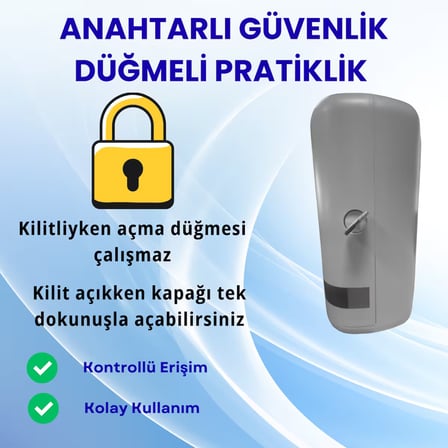 Mulpex Beyaz Duvara Monte Z Katlamalı Kağıt Havlu Dispenseri | Premium ABS Gövde, Anahtarlı Kilit, Vidalı & Yapışkan Montaj