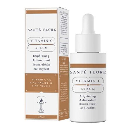 Sante Flore Aydınlatıcı Etkili C Vitamini Serumu 30 ml