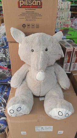 Oyuncak Peluş Fil Uyku Arkadaşım 60 cm Pelüş  