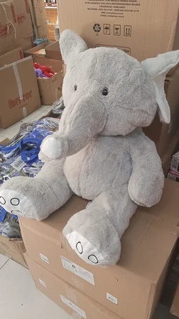 Oyuncak Peluş Fil Uyku Arkadaşım 60 cm Pelüş  
