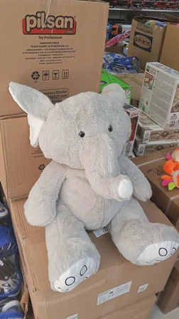 Oyuncak Peluş Fil Uyku Arkadaşım 60 cm Pelüş  