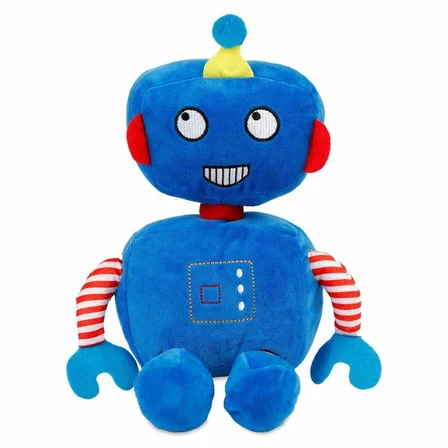 Sevimli Peluş Robot (30-35 cm) - Teknolojik Temalı Soft Çocuk ve Uyku Arkadaşı