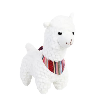 30 cm pelüş beyaz lama  9567