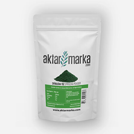Spirulina Toz 100 gr