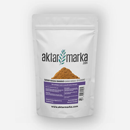 Garam Masala Baharatı 100 Gr