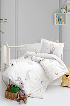 Kanz Ranforce Bebek Nevresim Takımı Knz-001 Bunny Dream