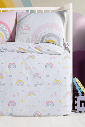Kanz Ranforce Bebek Nevresim Takımı Knz-001 Rainbow