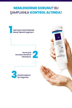 Yıpranmış ve Kuru Saçlar için Şampuan 400ml| Besleyici | Biotinli, B5 Vitaminli, Protein |Sülfatsız