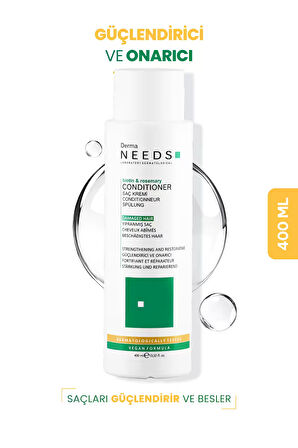 Yıpranmış ve Dökülen Saçlara Özel Besleyici Saç Kremi 400 ml | Amino Asit + Vitamin ile Güçlü Bakım