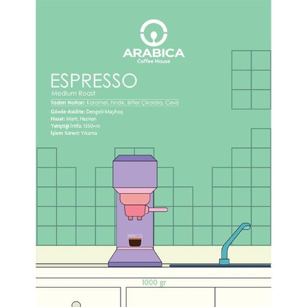 Espresso Kahve 1 kg Öğütülmüş Kahve Taze Kavrulmuş