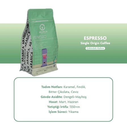 Espresso Kahve 1 kg Öğütülmüş Kahve Taze Kavrulmuş