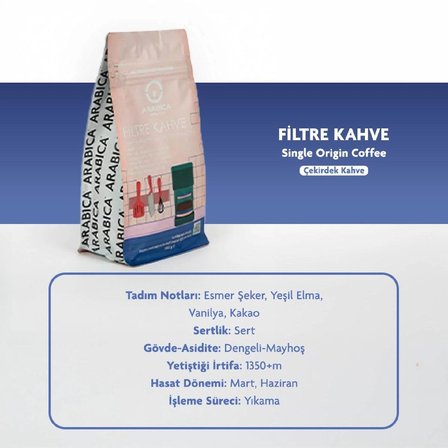 Filtre Kahve 1 Kg Öğütülmüş Kahve Taze Kavrulmuş