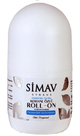 SİMAV Erkeklere Özel Coğrafi İşaretli Kestane Özlü ve Termal Sulu Roll-on - 50 ml