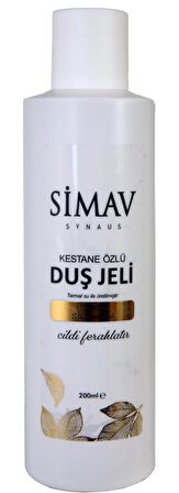 SİMAV Coğrafi İşaretli Kestane Özlü ve Termal Sulu Duş Jeli - 200 ml