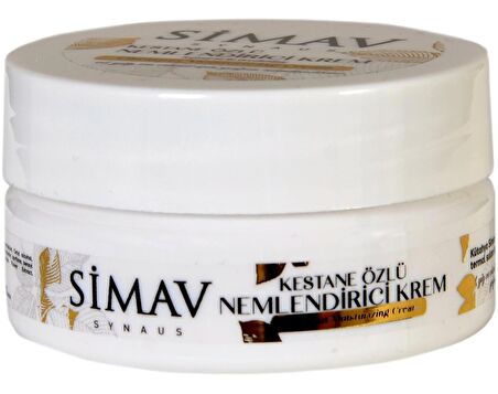 SİMAV Coğrafi İşaretli Kestane Özlü ve Termal Sulu Nemlendirici Krem - 50 ml