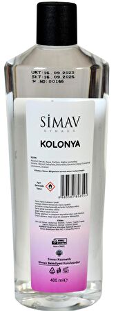 SİMAV Termal Sulu Şakayık Kolonyası - 400 ml