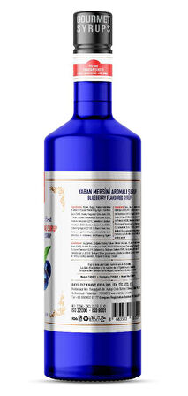 Nish Yaban Mersini (Blueberry) Aromalı Şurup 700 ML - Cam Şişe