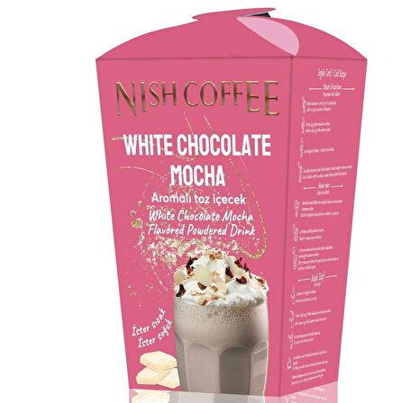 Nish Frappe, White Chocolate Mocha Aromalı Toz İçecek 2’li Set (2X250 Gr)