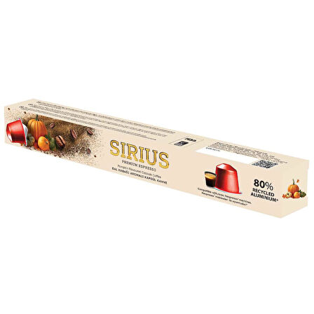 Sirius Premium Bal Kabağı Aromalı Kapsül Kahve (Nespresso Uyumlu) - 10 Adet