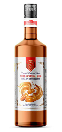 Nish Toffee Nut Aromalı Şurup 700 ML - Cam Şişe