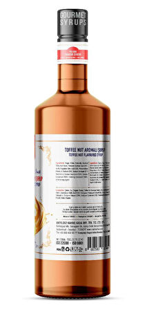 Nish Toffee Nut Aromalı Şurup 700 ML - Cam Şişe