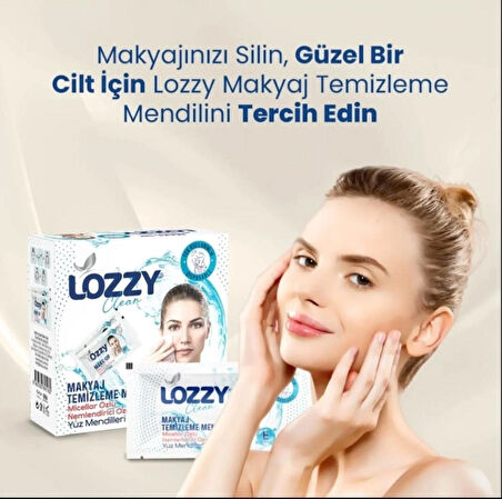 Lozzy Makyaj Temizleme Mendilleri - Tek Tek Paketlenmiş - Tek Kullanımlık - Nazik ve Etkili - Seyahat Dostu - Göz Makyajı Temizleyici - Yağsız - Tüm Cilt Tipleri İçin Yüz Temizleme Mendilleri - 24 Adetlik Paket