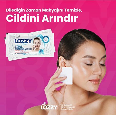 Makyaj Temizleme Mendili -MAKEUP CLEANING WIPES -100 ADET -TEKLI-