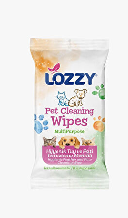 100 Adet Teklı - Pet Köpek-kedi Pati Ve Tüy Temizleme Mendili-pet Cleaning Wipes