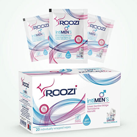 ROOZI İntimen’s Erkek – ROOZI Feminine  Kadın -Kadın Dedorant Mendili - Erkek Dedorant Mendili