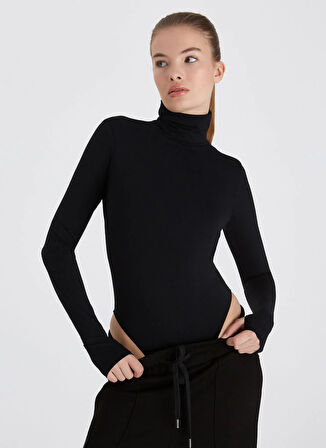 Boboist Siyah Kadın Bodysuıt BB56W230W001