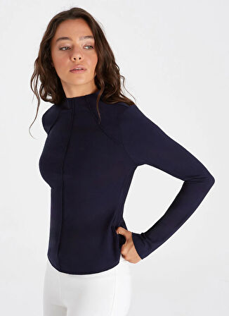 Boboist Dik Yaka Dik Yaka Düz Düz Kadın Bluz BB56W210W006 BB56W210W006