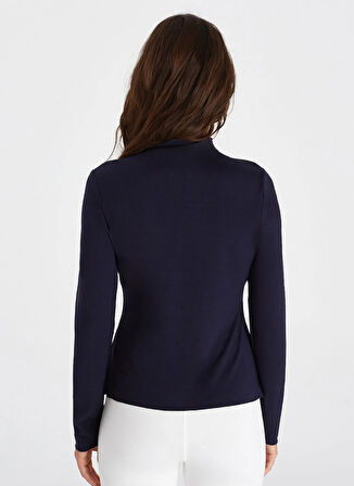 Boboist Dik Yaka Dik Yaka Düz Düz Kadın Bluz BB56W210W006 BB56W210W006