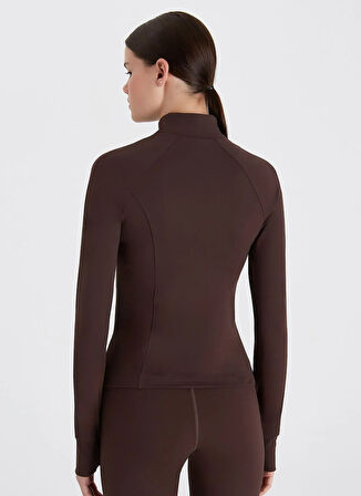 Boboist Slim Fit Koyu Kahve Kadın Ceket BB24W203W004