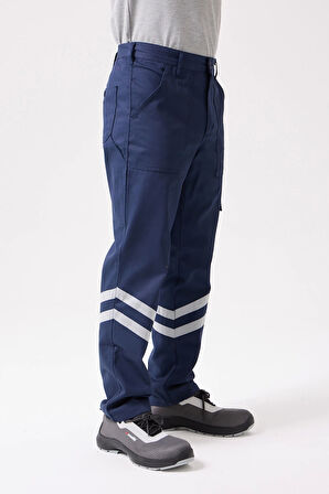 Royal Yazlık Reflektörlü İş Güvenlik Pantolonu 4 Cepli Hafif ve Dayanıklı