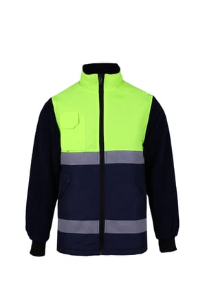 Pendula Kışlık Mont Lacivert Sarı Renkli