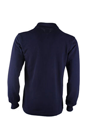 PADUS %100 Pamuk Polo Yaka Uzun Kollu T-Shirt Şık ve Konforlu İş ve Genel Kullanım