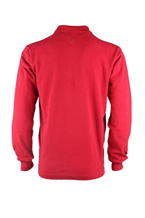 PADUS %100 Pamuk Polo Yaka Uzun Kollu T-Shirt Şık ve Konforlu İş ve Genel Kullanım