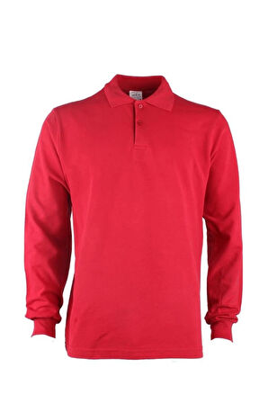 PADUS %100 Pamuk Polo Yaka Uzun Kollu T-Shirt Şık ve Konforlu İş ve Genel Kullanım