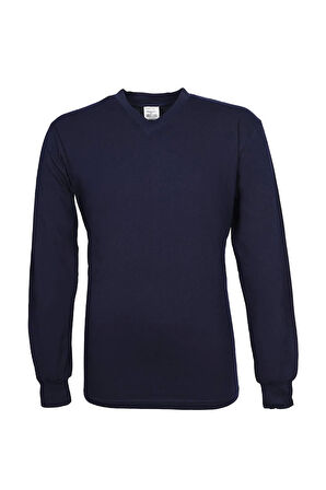 Padus V Yaka Uzun Kollu T-Shirt - Rahat Kesim, Günlük ve İş Kullanımı İçin