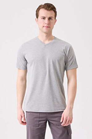 Herba V Yaka T-Shirt - Nefes Alabilir, Rahat ve Şık Tasarım