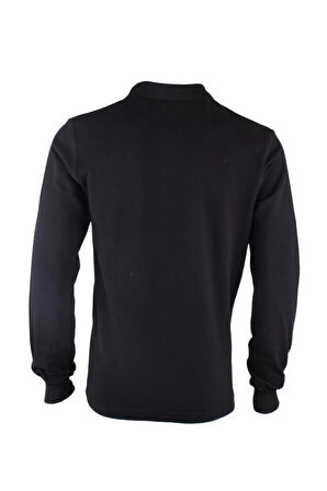 PADUS %100 Pamuk Polo Yaka Uzun Kollu T-Shirt Şık ve Konforlu İş ve Genel Kullanım