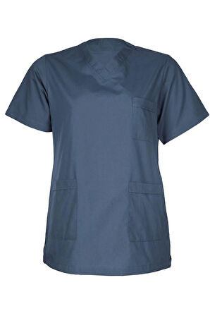 Santolina V Yaka Üniforma - Doktor, Hemşire, Sağlık Çalışanları İçin Rahat ve Dayanıklı Scrubs