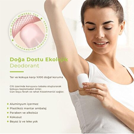 %100 Natural Crystal Deodorant 120gr