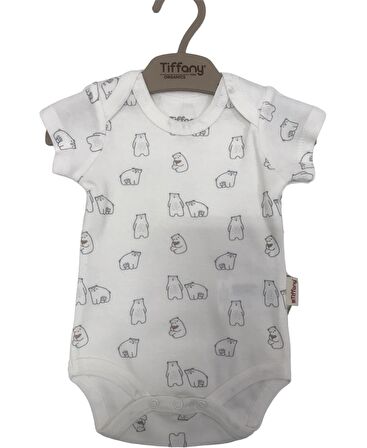 Tiffany Body Kısa Kol Bears Organic Theme