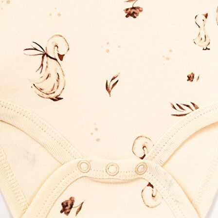 Tiffany Mother Swan Organic Theme Uzun Kollu Bebek Body 56011