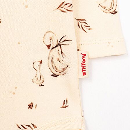 Tiffany Mother Swan Organic Theme Uzun Kollu Bebek Body 56011