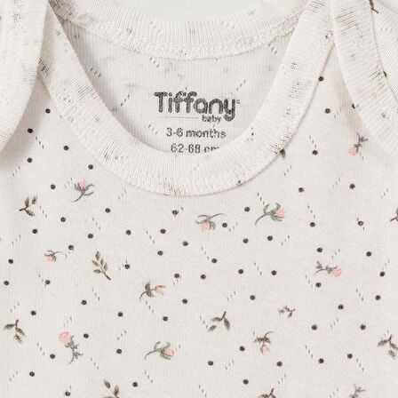 Tiffany Baby Jakarlı Flowering Theme Bebek Atlet Body 57009