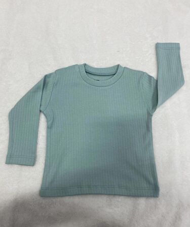 Tiffany Sweatshirt Raporlu Basic Theme Mint