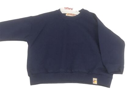 Tiffany Sweatshirt Oversize Theme Lacivert