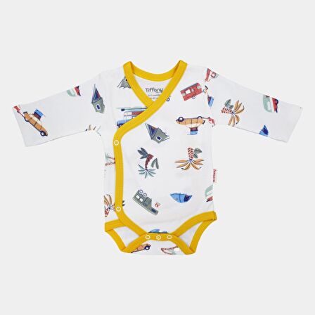 Tiffany Baby Caravan Theme Kruvaze Bebek Body 12022